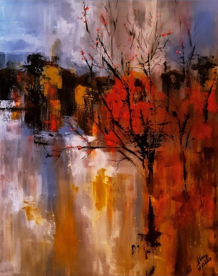 ArteDiAlina.com painting: Dream in an early spring